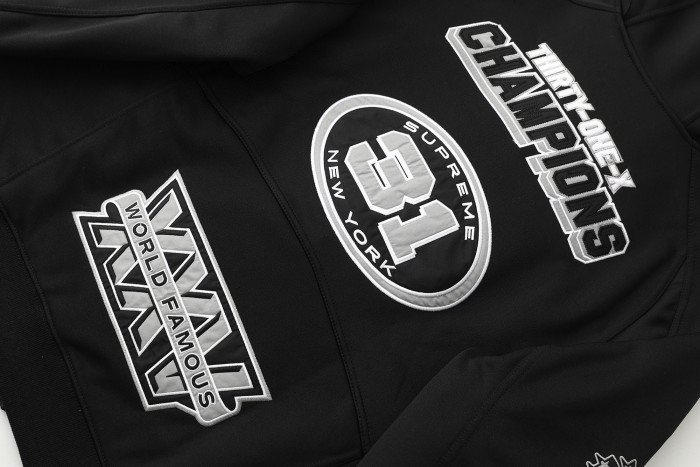 SUPREME FW25 WEEK16 Football Zip Up Hooded SWEATSHIRT FZWY2013