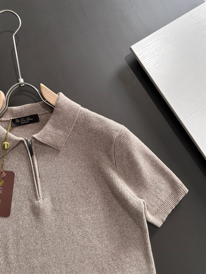 Loro Piana Knitted Polo Tee FZTX5659