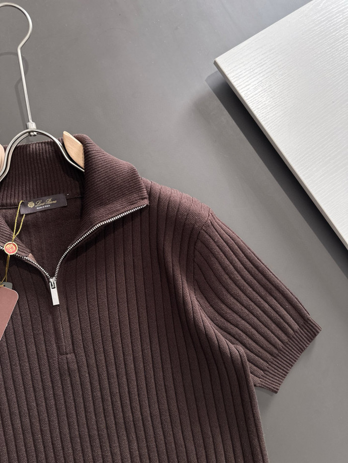 Loro Piana Knitted Polo Tee FZTX5661
