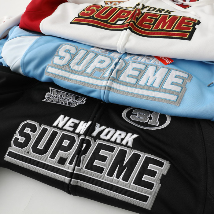 SUPREME FW25 WEEK16 Football Zip Up Hooded SWEATSHIRT FZWY2013