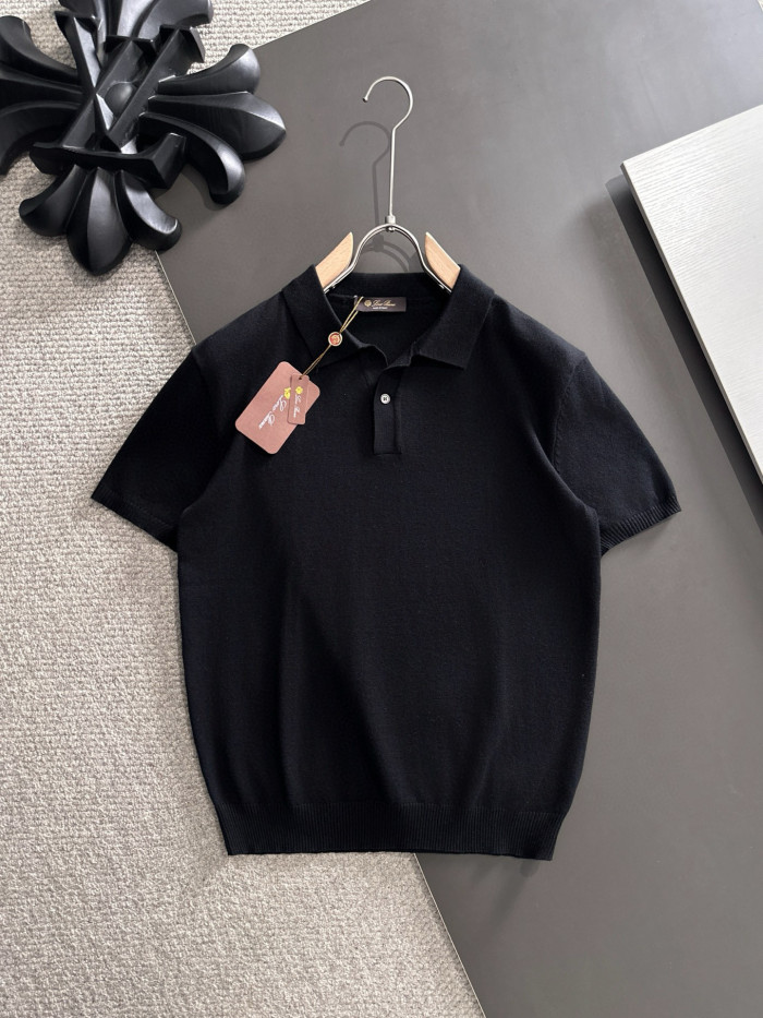 Loro Piana Knitted Polo Tee FZTX5657