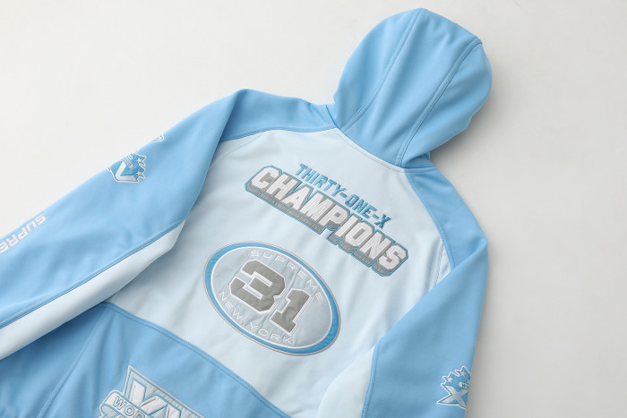 SUPREME FW25 WEEK16 Football Zip Up Hooded SWEATSHIRT FZWY2013