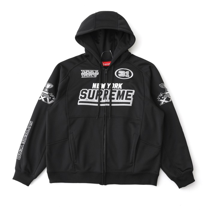 SUPREME FW25 WEEK16 Football Zip Up Hooded SWEATSHIRT FZWY2013