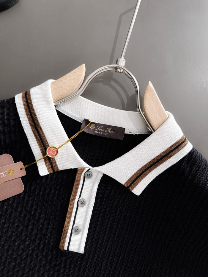 Loro Piana Knitted Polo Tee FZTX5654