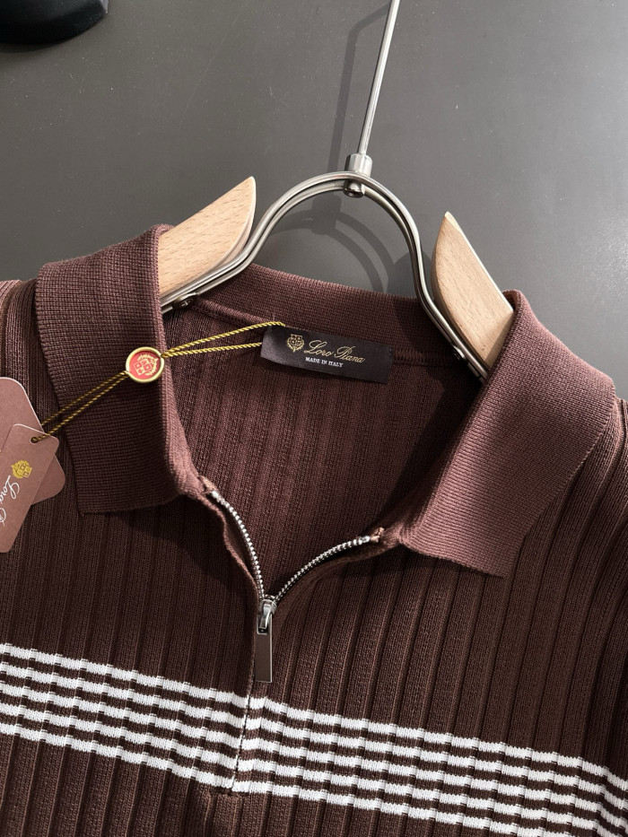Loro Piana Knitted Polo Tee FZTX5660