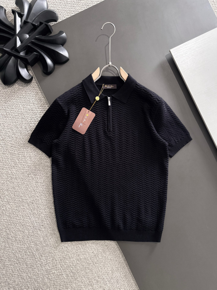 Loro Piana Knitted Polo Tee FZTX5658