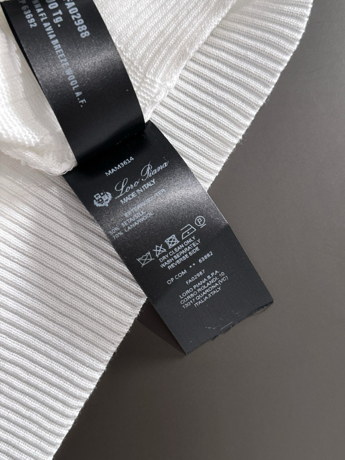 Loro Piana Knitted Polo Tee FZTX5654