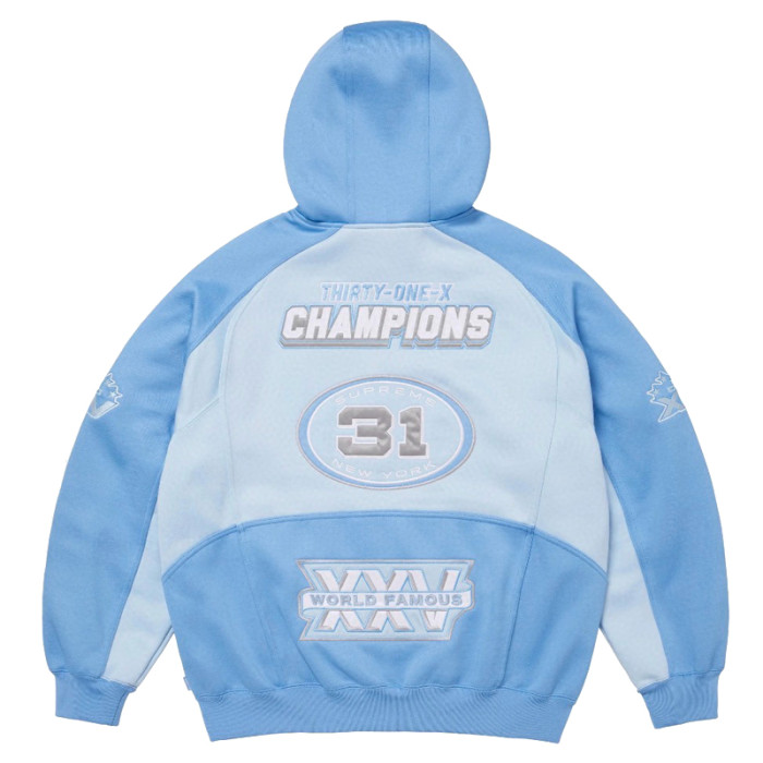 SUPREME FW25 WEEK16 Football Zip Up Hooded SWEATSHIRT FZWY2013