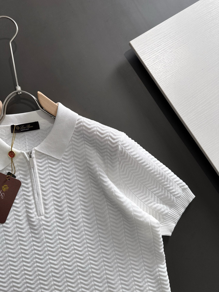 Loro Piana Knitted Polo Tee FZTX5658