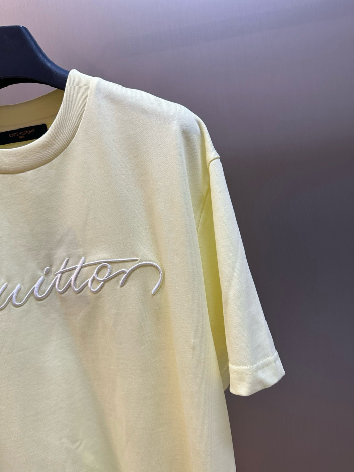 LV embellished signature tee FZTX5686