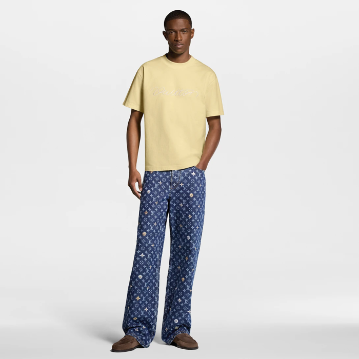 LV embellished signature tee FZTX5686