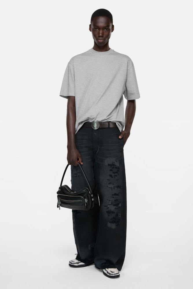 Acne studios Satin logo t-shirt FZTX5688