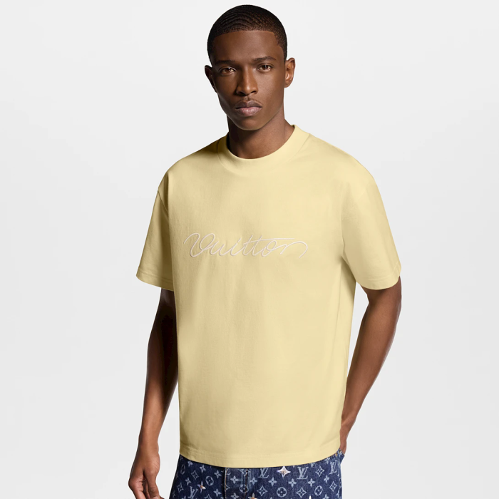 LV embellished signature tee FZTX5686