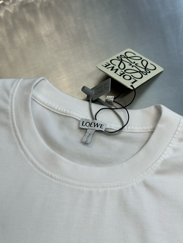 LOEWE Anagram embroidery tee FZTX5693