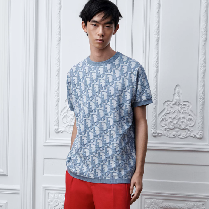 Dior Oblique Knit tee FZTX5710