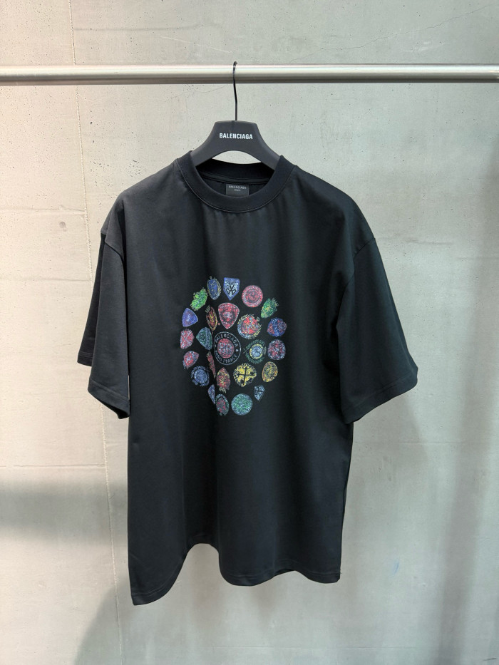 Balenciaga Spiral Crest Tee FZTX5736