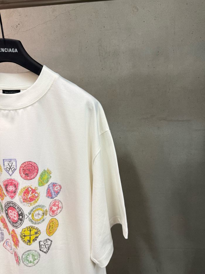 Balenciaga Spiral Crest Tee FZTX5736