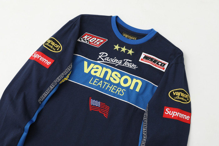 SUPREME X Vanson Leathers SS26 Top Tee FZTX5758