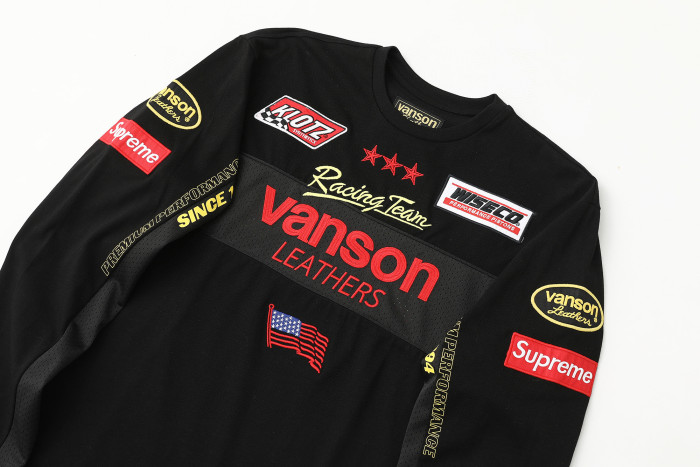 SUPREME X Vanson Leathers SS26 Top Tee FZTX5758