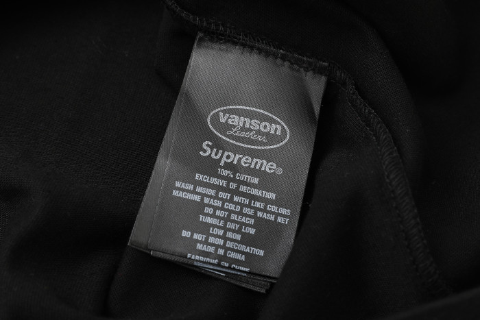 SUPREME X Vanson Leathers SS26 Top Tee FZTX5758
