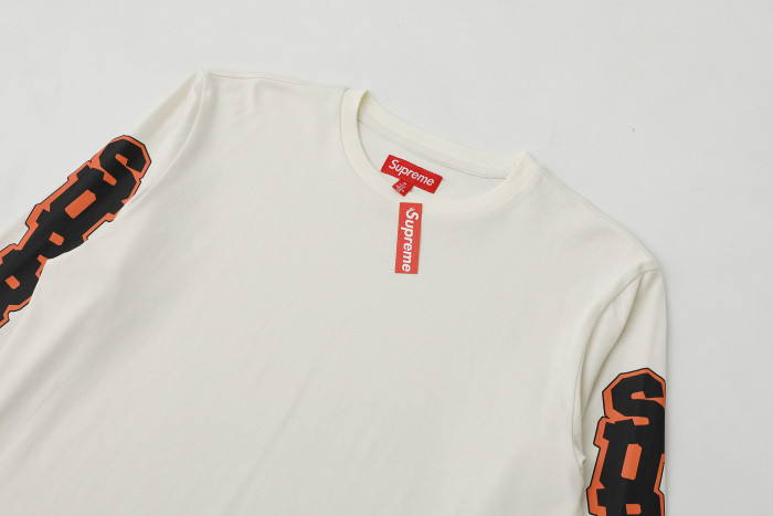 SUPREME SS26 Cracked Sleeve L/S Top Tee FZTX5757