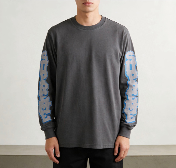SUPREME SS26 Cracked Sleeve L/S Top Tee FZTX5757