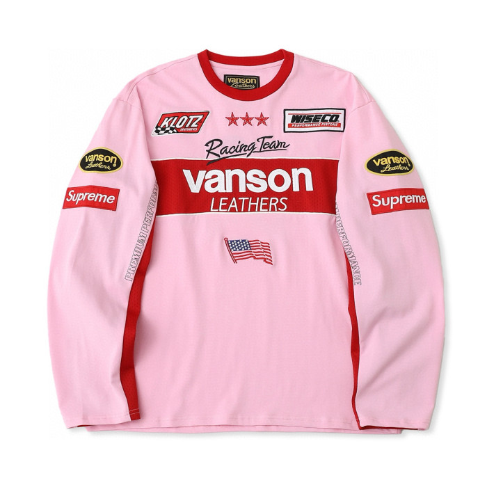SUPREME X Vanson Leathers SS26 Top Tee FZTX5758