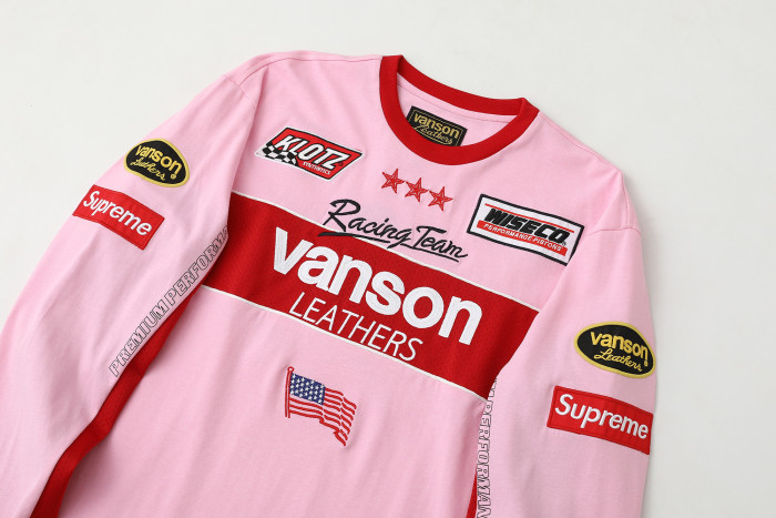 SUPREME X Vanson Leathers SS26 Top Tee FZTX5758