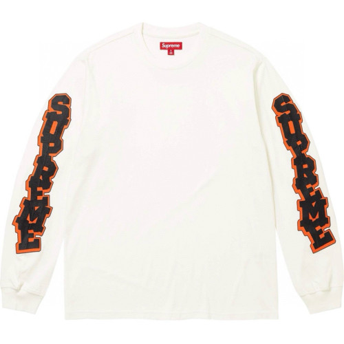 SUPREME SS26 Cracked Sleeve L/S Top Tee FZTX5757
