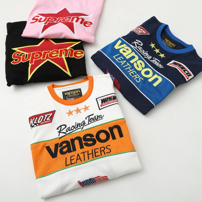 SUPREME X Vanson Leathers SS26 Top Tee FZTX5758