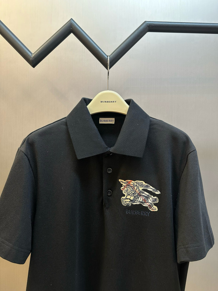 Burberry EKD Check Cotton Polo Shirt FZTX5433