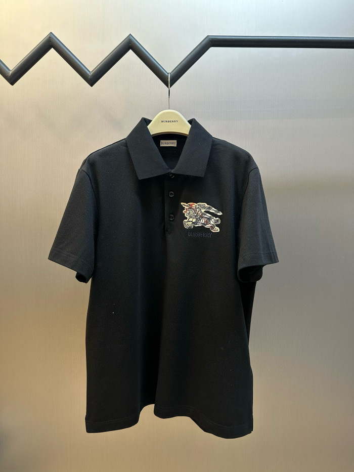 Burberry EKD Check Cotton Polo Shirt FZTX5433