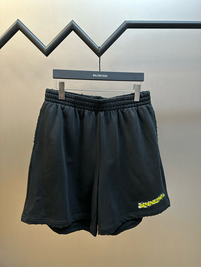 BALENCIAGA MESSY SPRAY Shorts FZKZ1747