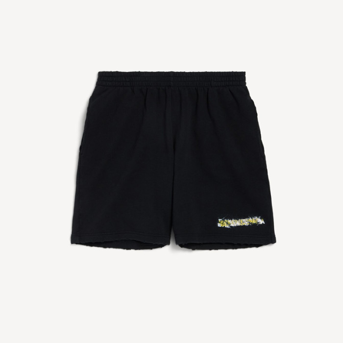 BALENCIAGA MESSY SPRAY Shorts FZKZ1747
