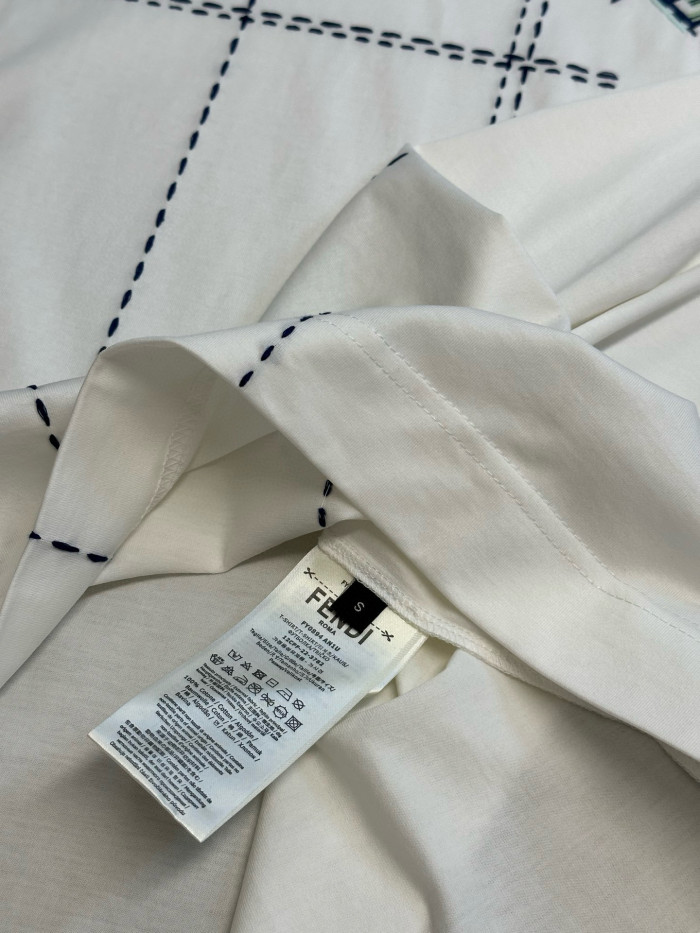 Fendi FF Check Tee FZTX5784