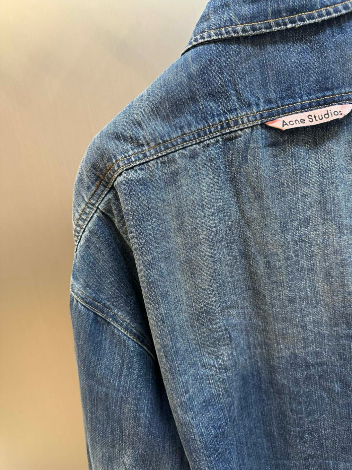 Acne studios DENIM BUTTON-UP SHIRT FZCS606