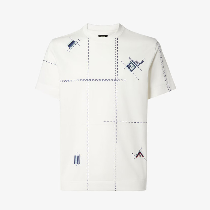 Fendi FF Check Tee FZTX5784