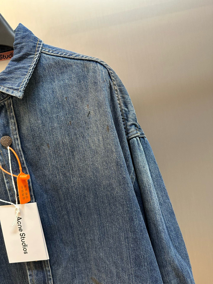 Acne studios DENIM BUTTON-UP SHIRT FZCS606