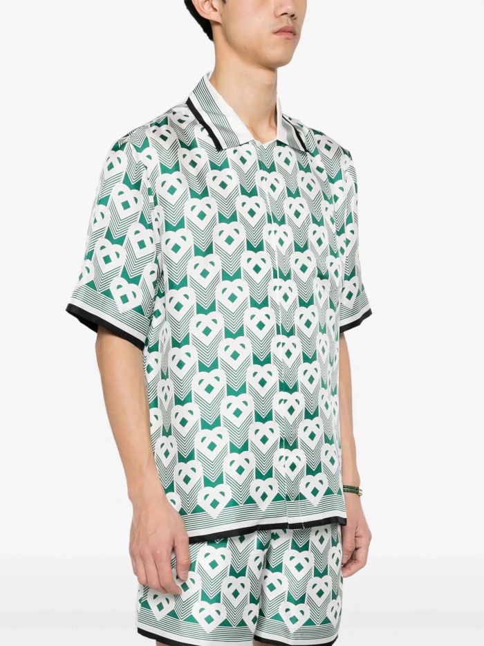 CASABLANCA Silk Suit Shorts Shirts FZTZ093