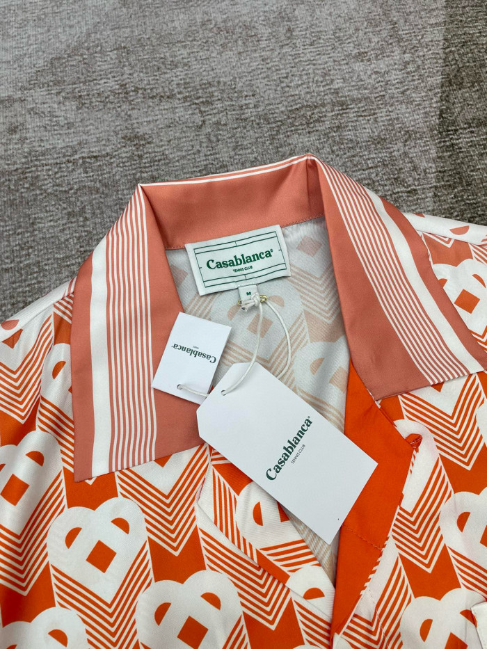 CASABLANCA Silk Suit Shorts Shirts FZTZ094
