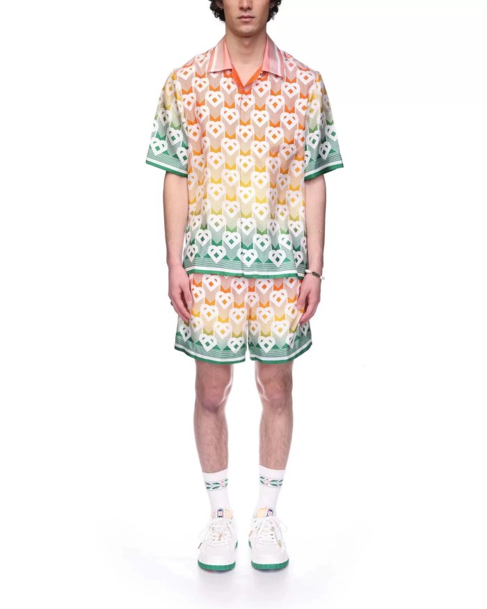 CASABLANCA Silk Suit Shorts Shirts FZTZ094