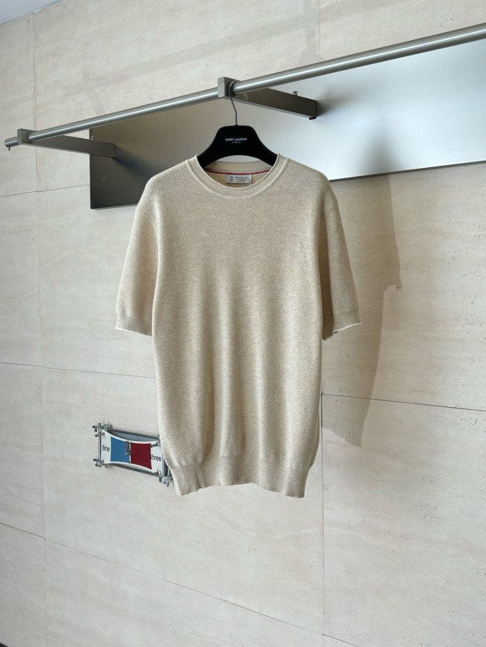 Brunello Cucinelli Knit tee FZTX5809