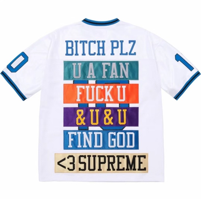SUPREME SS26 WEEK1 Find God Football JERSEY FZTX5816