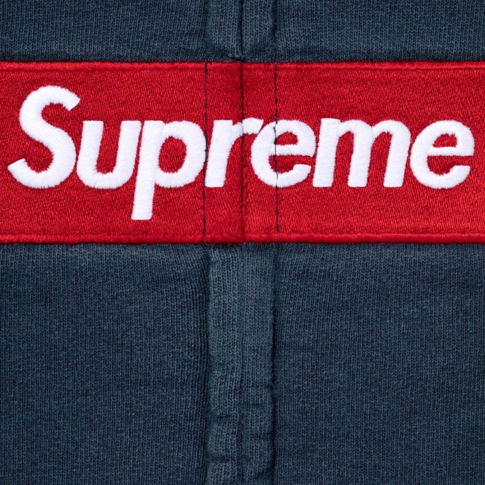 Supreme X Maison Margiela MM6 Box Logo Zip Up Hooded Sweatshirt FZWY2017