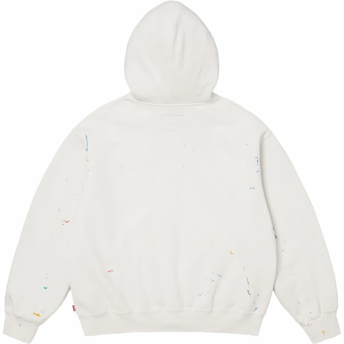 Supreme X Maison Margiela MM6 Box Logo Zip Up Hooded Sweatshirt FZWY2017