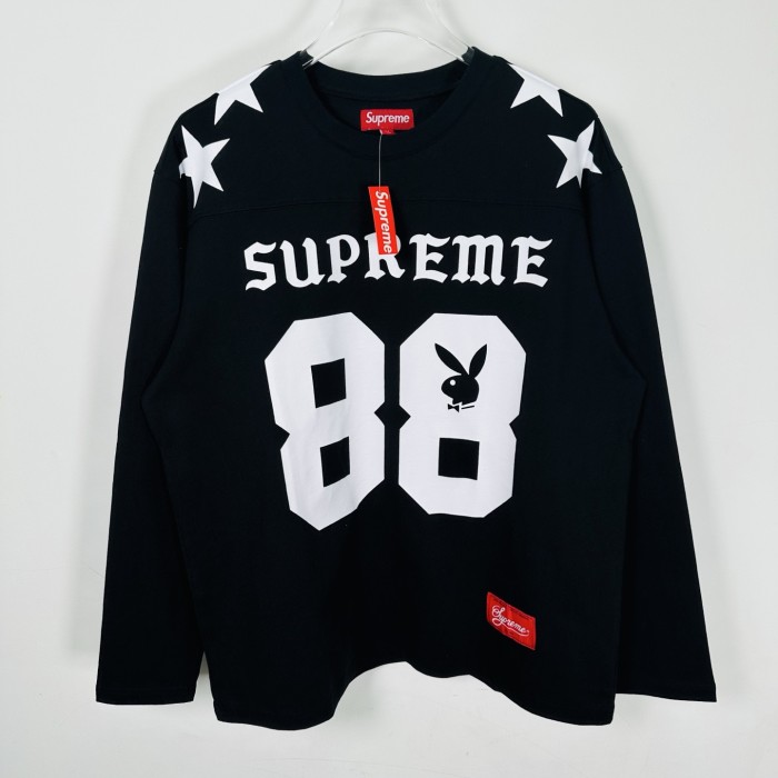 SUPREME X Playboy SS26 Football Top Tee FZTX5759