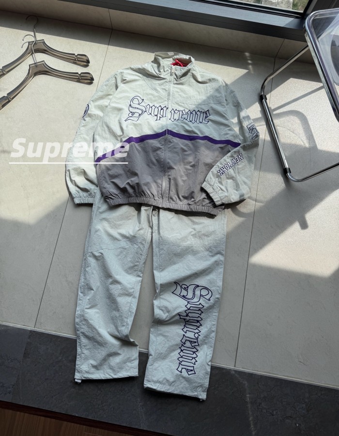 SUPREME SS25 WEEK12 Old English Track JACKET FZJK1916