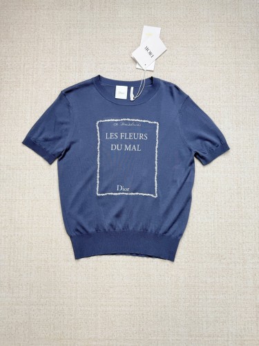 Dior Book Cover Knit T-Shirts tee FZTX5851
