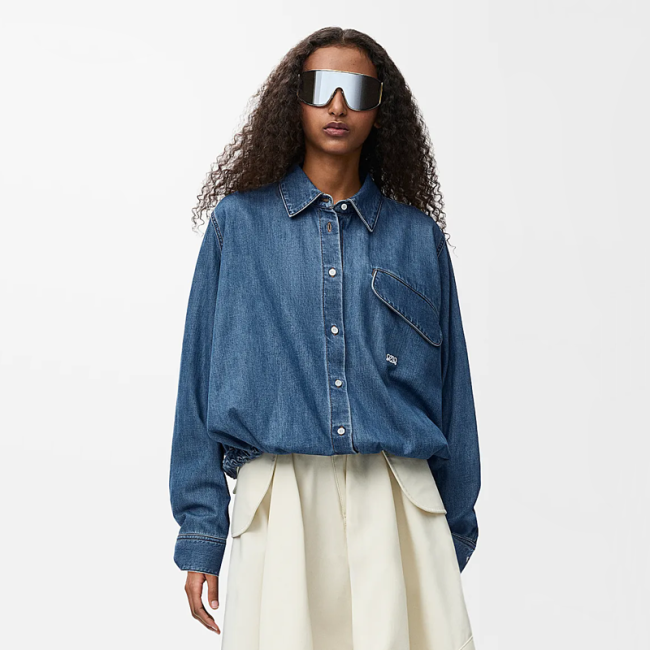 LOEWE Anagram Denim jacket FZJK2450