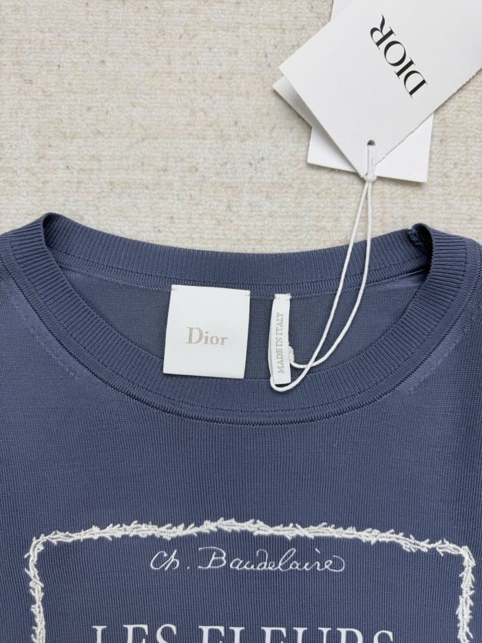 Dior Book Cover Knit T-Shirts tee FZTX5851